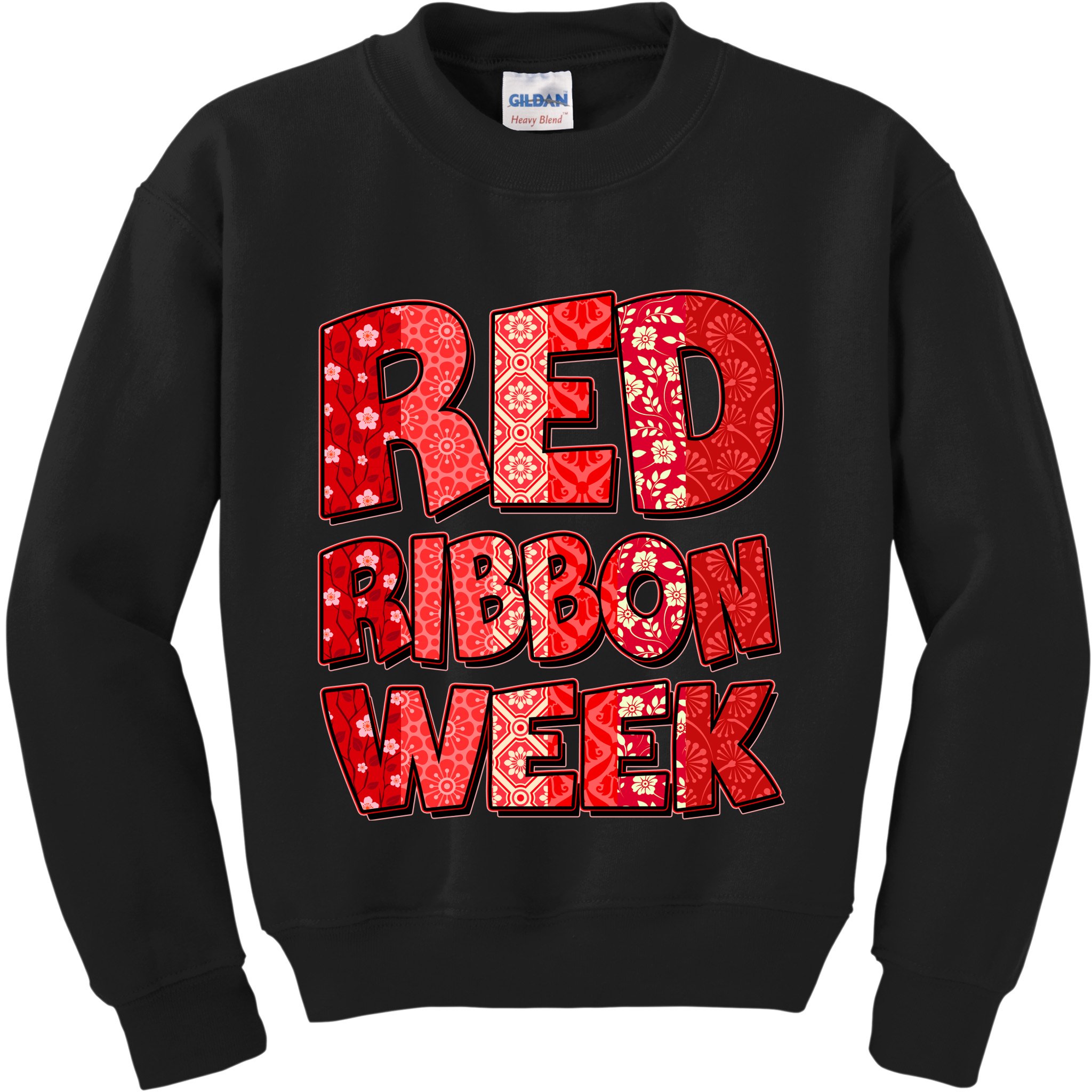 Red Ribbon Weekend Substance Abuse Awareness Kids Sweatshirt