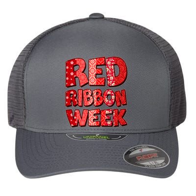 Red Ribbon Weekend Substance Abuse Awareness Flexfit Unipanel Trucker Cap