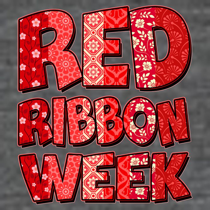 Red Ribbon Weekend Substance Abuse Awareness Long Sleeve Shirt