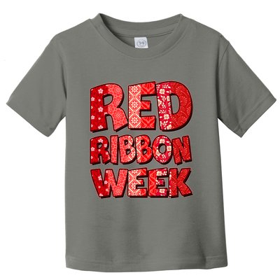 Red Ribbon Weekend Substance Abuse Awareness Toddler T-Shirt