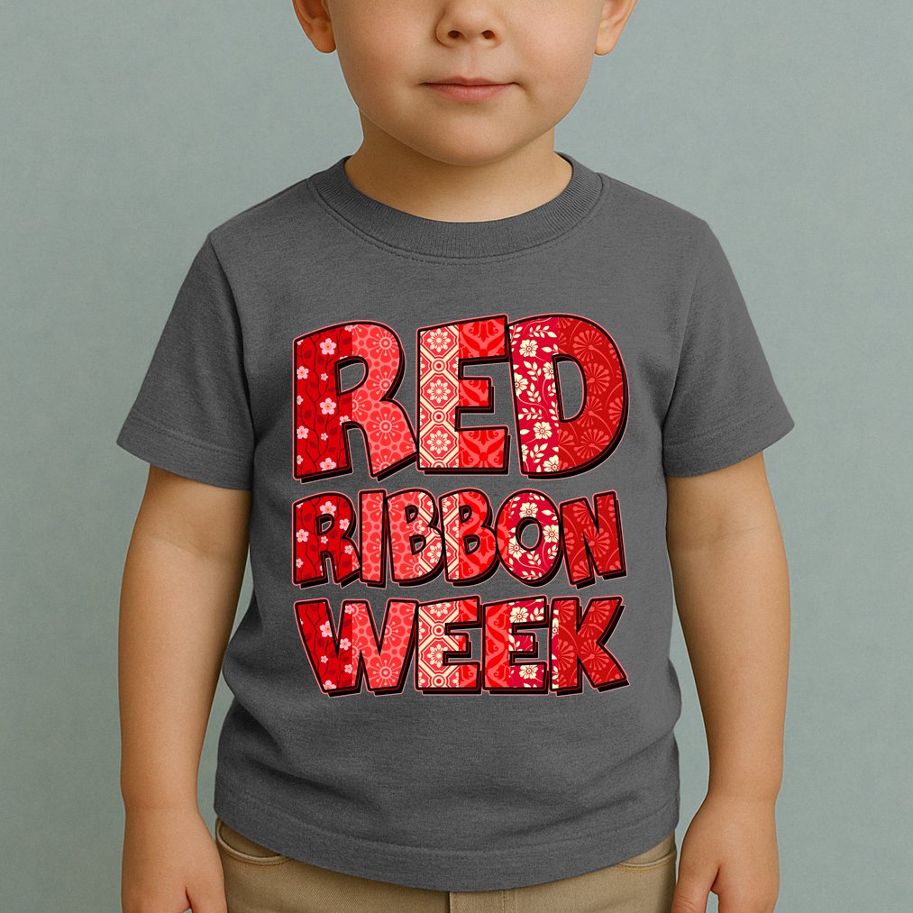Red Ribbon Weekend Substance Abuse Awareness Toddler T-Shirt