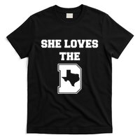 Ruby Reid Wearing She Loves The D Dallas Texas T-Shirt