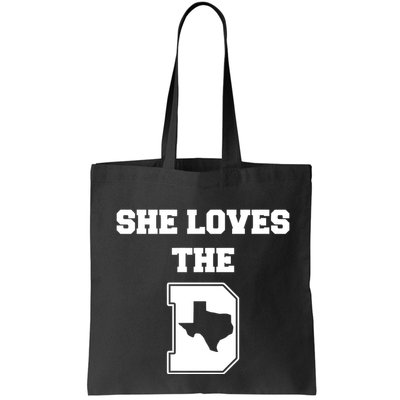 Ruby Reid Wearing She Loves The D Dallas Texas Bag