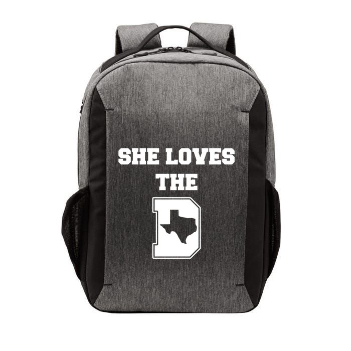 Ruby Reid Wearing She Loves The D Dallas Texas Vector Backpack