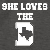 Ruby Reid Wearing She Loves The D Dallas Texas Vector Backpack