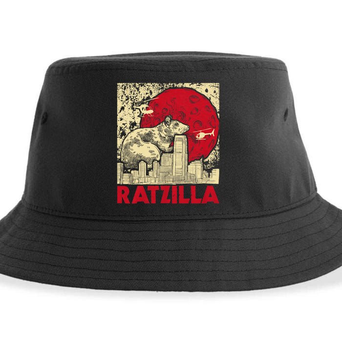 Ratzilla Rat Whisperer Rodent Lover Rat Lover Sustainable Bucket Hat