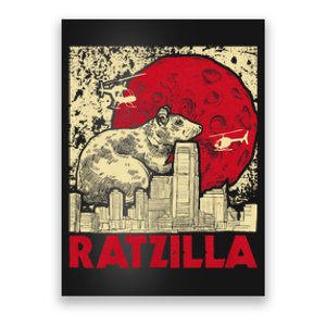 Ratzilla Rat Whisperer Rodent Lover Rat Lover Poster