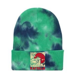 Ratzilla Rat Whisperer Rodent Lover Rat Lover Tie Dye 12in Knit Beanie