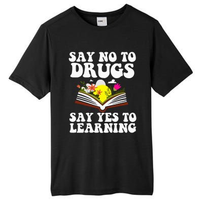 Red Ribbon Week Say No Say Yes to Learning Teacher Tall Fusion ChromaSoft Performance T-Shirt