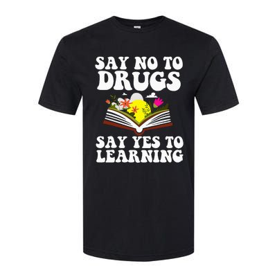 Red Ribbon Week Say No Say Yes to Learning Teacher Softstyle CVC T-Shirt