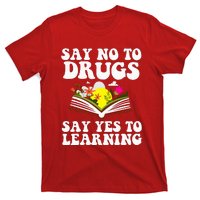 Red Ribbon Week Say No Say Yes to Learning Teacher T-Shirt