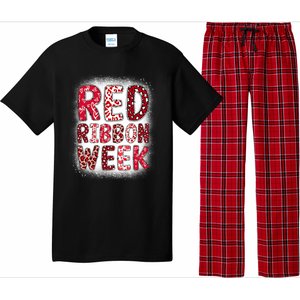 Red Ribbon Week Groovy Red Ribbon Awareness Pajama Set