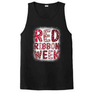 Red Ribbon Week Groovy Red Ribbon Awareness PosiCharge Competitor Tank