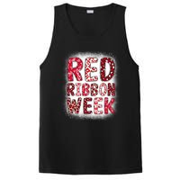 Red Ribbon Week Groovy Red Ribbon Awareness PosiCharge Competitor Tank