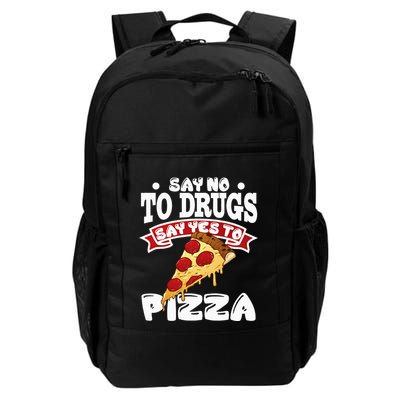 Red Ribbon Week Say No To Drugs Say Yes To Pizza Backpack