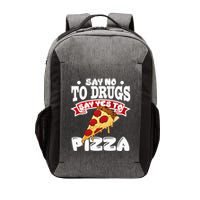 Red Ribbon Week Say No To Drugs Say Yes To Pizza Vector Backpack