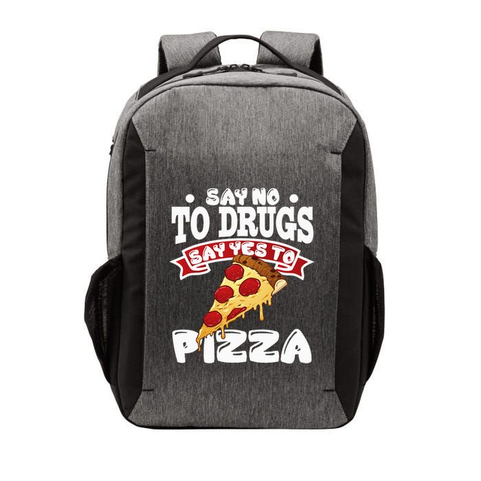 Red Ribbon Week Say No To Drugs Say Yes To Pizza Vector Backpack
