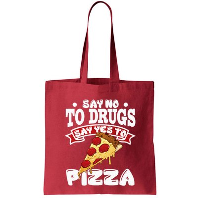 Red Ribbon Week Say No To Drugs Say Yes To Pizza Bag