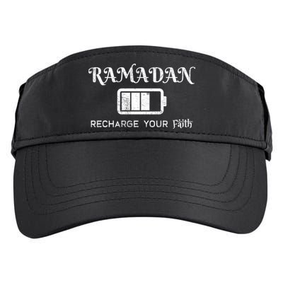 Ramadan Recharge Your Faith Islamic Fasting Clothing Muslim Meaningful Gift Adult Drive Performance Visor