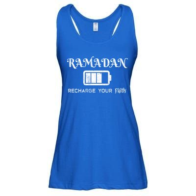 Ramadan Recharge Your Faith Islamic Fasting Clothing Muslim Meaningful Gift Ladies Essential Flowy Tank