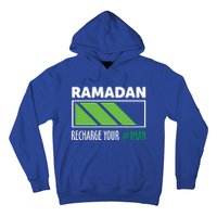 Ramadan Recharge Your I Fasting Muslim Ramadan Kareem Funny Gift Hoodie