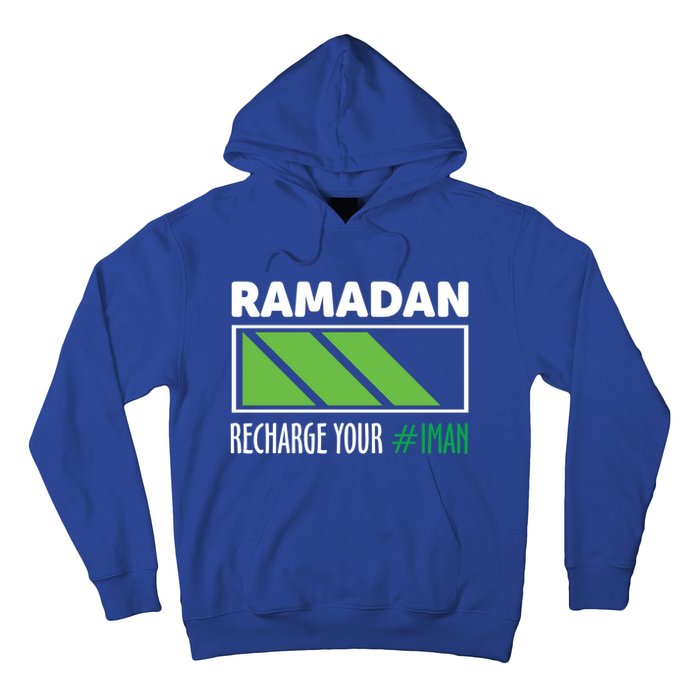 Ramadan Recharge Your I Fasting Muslim Ramadan Kareem Funny Gift Hoodie