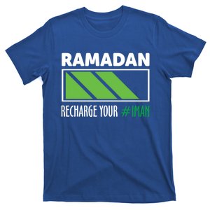 Ramadan Recharge Your I Fasting Muslim Ramadan Kareem Funny Gift T-Shirt