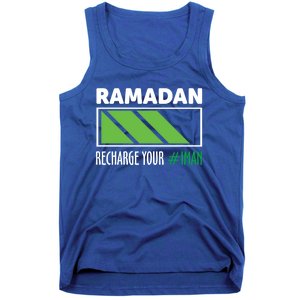 Ramadan Recharge Your I Fasting Muslim Ramadan Kareem Funny Gift Tank Top