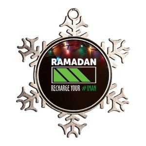 Ramadan Recharge Your I Fasting Muslim Ramadan Kareem Funny Gift Metallic Star Ornament