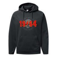 Rockin Since 1964 Classic Rock 1964 Birthday Performance Fleece Hoodie