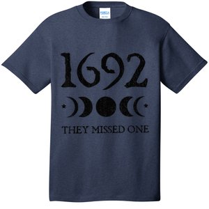 Retro Salem 1692 They Missed One Funny Moon Crescent T-Shirt