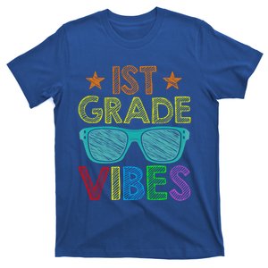 Retro Sunglasses 1St Grade Vibes 1St Day Of School Great Gift T-Shirt