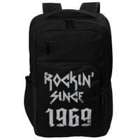 Rockin Since 1969 Classic Rock Year Of Birth Birthday Impact Tech Backpack