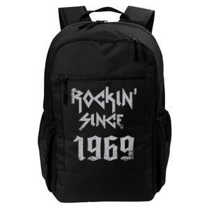 Rockin Since 1969 Classic Rock Year Of Birth Birthday Daily Commute Backpack