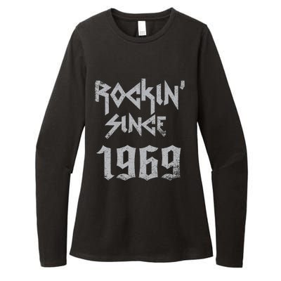 Rockin Since 1969 Classic Rock Year Of Birth Birthday Womens CVC Long Sleeve Shirt