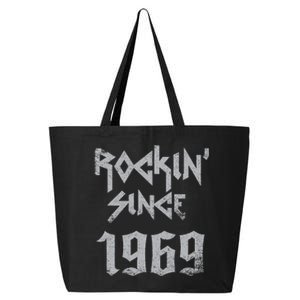 Rockin Since 1969 Classic Rock Year Of Birth Birthday 25L Jumbo Tote