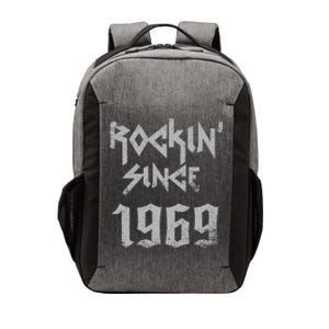 Rockin Since 1969 Classic Rock Year Of Birth Birthday Vector Backpack