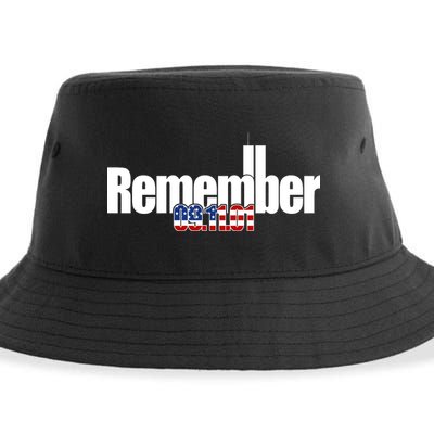 Remember September 11th 09.11.01 Sustainable Bucket Hat