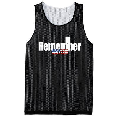 Remember September 11th 09.11.01 Mesh Reversible Basketball Jersey Tank