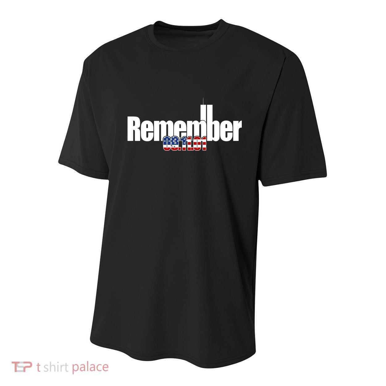 Remember September 11th 09.11.01 Youth Performance Sprint T-Shirt