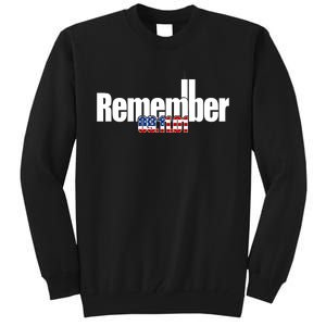 Remember September 11th 09.11.01 Tall Sweatshirt