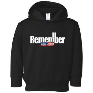 Remember September 11th 09.11.01 Toddler Hoodie