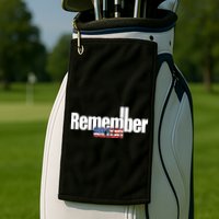 Remember September 11th 09.11.01 Golf Towel