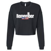 Remember September 11th 09.11.01 Cropped Pullover Crew