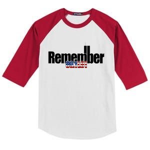 Remember September 11th 09.11.01 Kids Colorblock Raglan Jersey