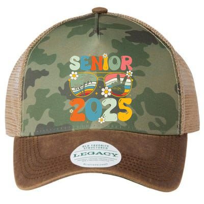 Retro Senior 2025 Back To School Class Of 2025 Graduation Legacy Tie Dye Trucker Hat