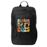 Retro Senior 2025 Back To School Class Of 2025 Graduation City Backpack