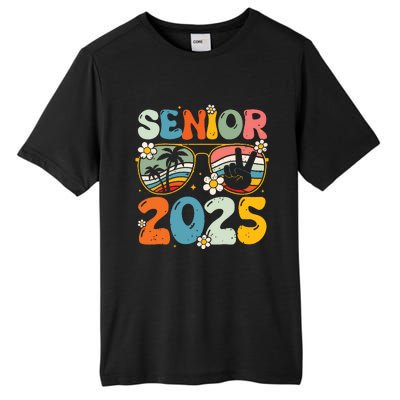 Retro Senior 2025 Back To School Class Of 2025 Graduation Tall Fusion ChromaSoft Performance T-Shirt