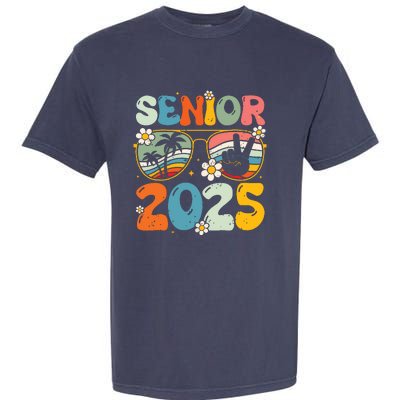 Retro Senior 2025 Back To School Class Of 2025 Graduation Garment-Dyed Heavyweight T-Shirt