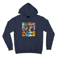 Retro Senior 2025 Back To School Class Of 2025 Graduation Hoodie